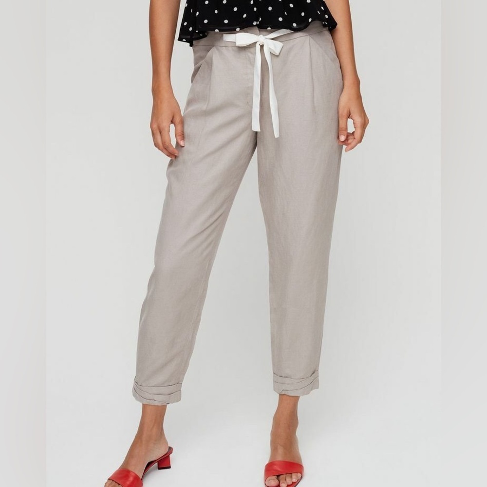 Aritzia Wilfred Allant Crop Pants